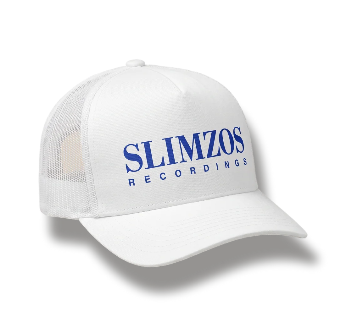 Slimzos Cap / White + Blue