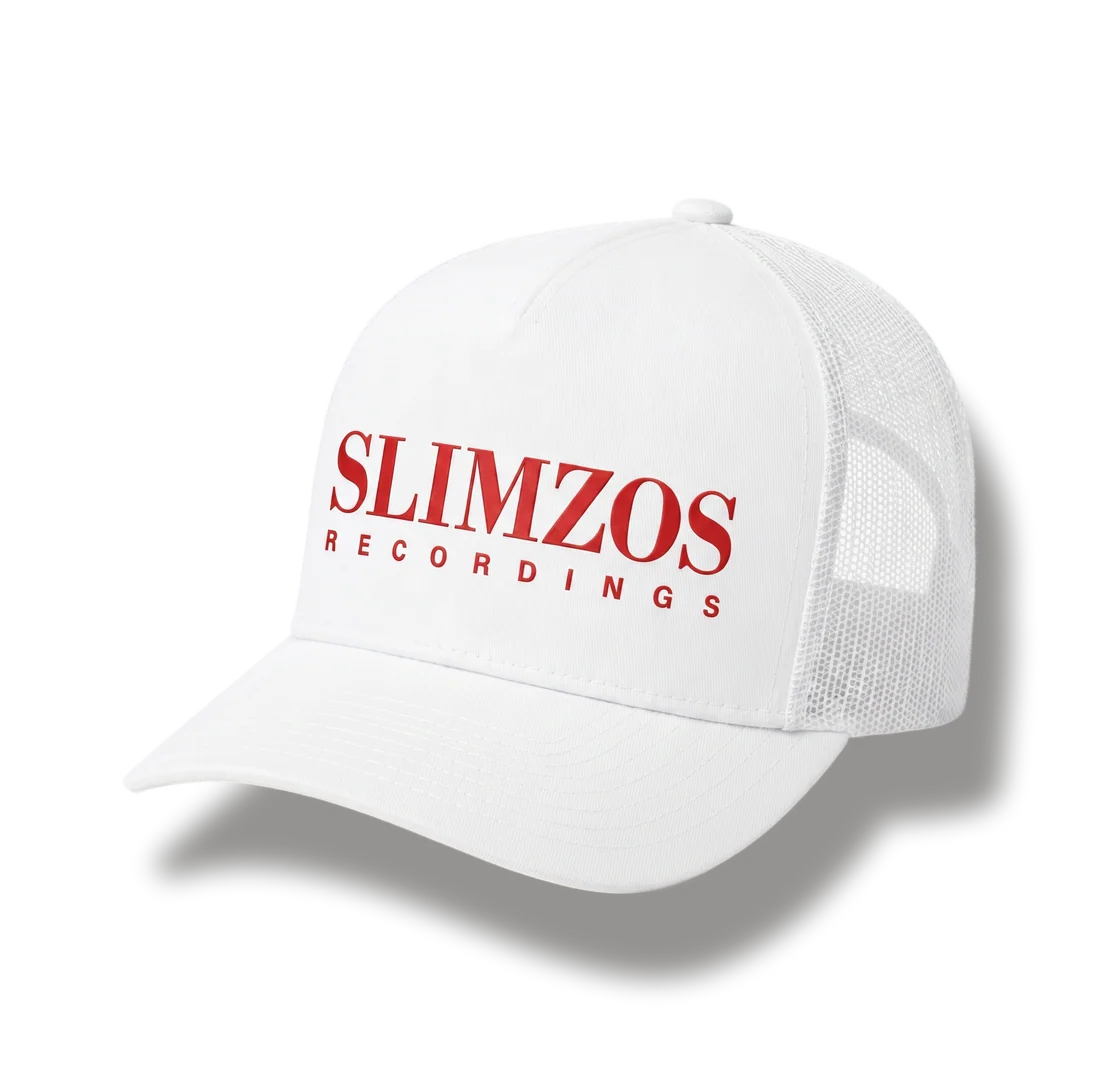 Slimzos Cap / White + Red